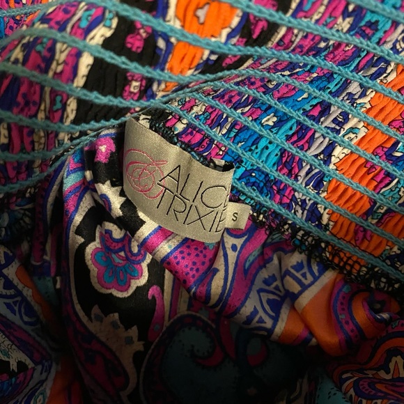 Alice and Trixie strapless silk dress - Picture 3 of 4